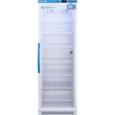 SUMMIT APPLIANCE DIV. Accucold Upright Vaccine Refrigerator, 15 Cu. Ft., Wire Shelves, Glass Door ARG15PVDL2B